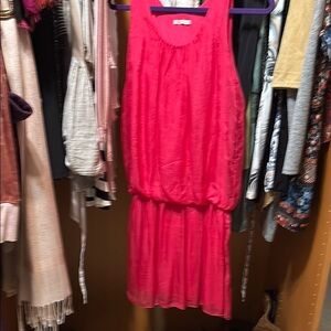 Vibrant Pink Sleeveless Jumpsuit